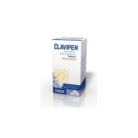 CLAVIPEN (AMOXICILINA/CLAVULANATO) TAB 500/125MG C10