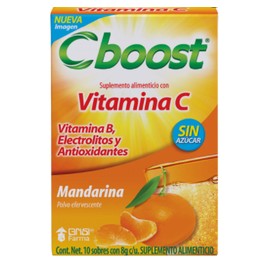 CBOOST (VITAMINA C/VIT B/MINERALES) SOBRE 8G C10