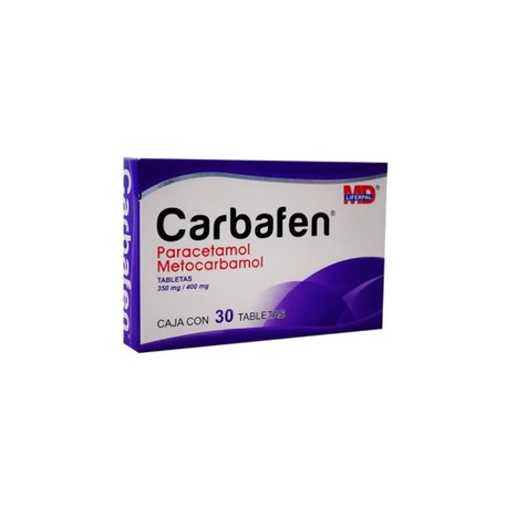 CARBAFEN (METOCARBAMOL/PARACETAMOL) TAB 400/350MG C30