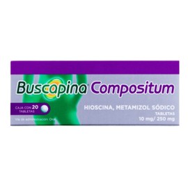 BUSCAPINA COMPOSTIUM (HIOSCINA/METAMIZOL SODICO) TAB 10/250 MG C20