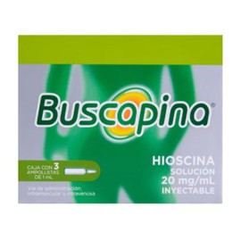BUSCAPINA (HIOSCINA) AMP 20MG C3