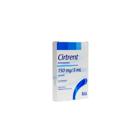 CIRTRENT (AMIODARONA) AMP 150MG/3ML C6