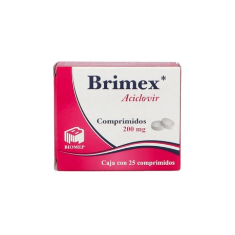 BRIMEX (ACICLOVIR) COMP 200MG C25