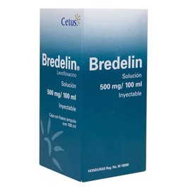 BREDELIN (LEVOFLOXACINO) FCO AMP 500MG/100ML C1