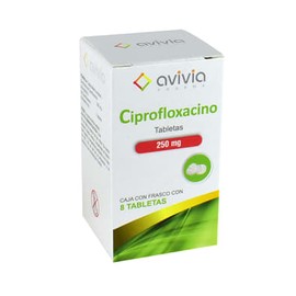 CIPROFLOXACINO TAB 250MG C8 AVIVIA