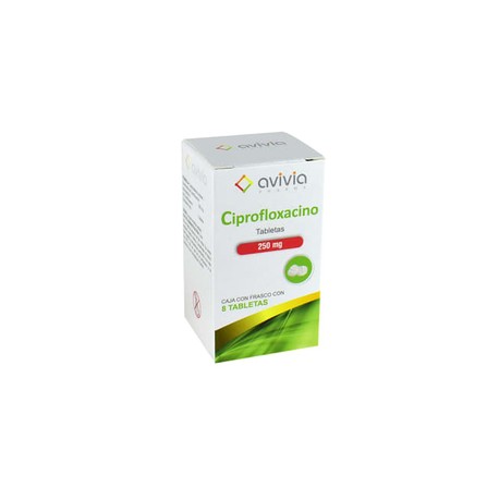 CIPROFLOXACINO TAB 250MG C8 AVIVIA