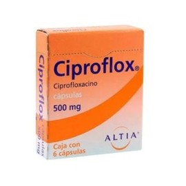 CIPROFLOX (CIPROFLOXACINO) CAP 500MG C6