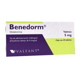 BENEDORM (MELATONINA) TAB 5MG SL C20