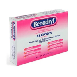 BENADRYL (DIFENHIDRAMINA) TAB 25MG C24