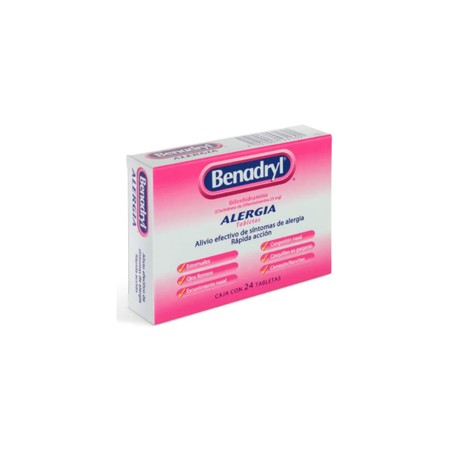 BENADRYL (DIFENHIDRAMINA) TAB 25MG C24