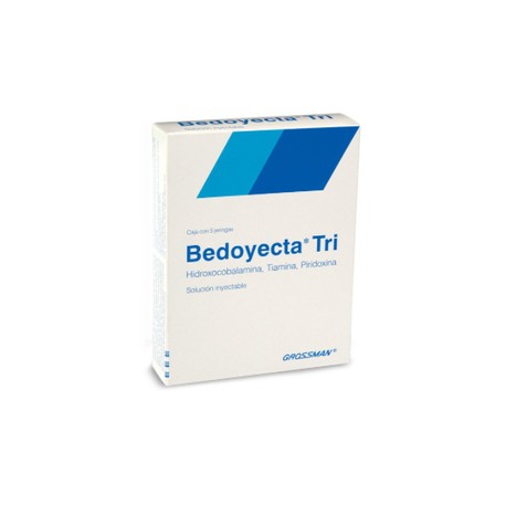 BEDOYECTA TRI (HIDROXOCOBALAMINA/TIAMINA/PRIDOXINA) JGA 10 000MCG/100MG/50MG/2ML C5