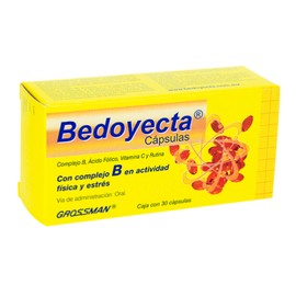 BEDOYECTA (COMPLEJO B/ACIDO FOLICO/VITAMINA C) CAP C30