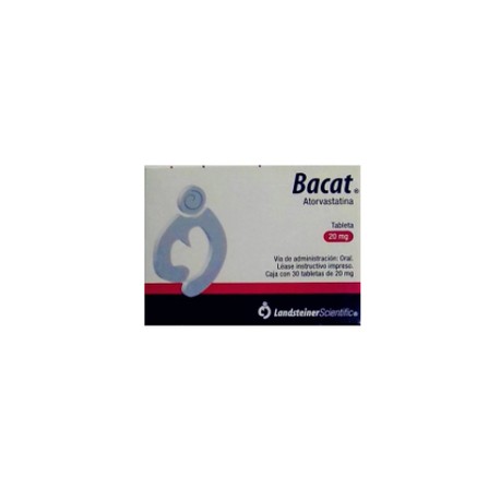 BACAT (ATORVASTATINA) TAB 20MG C30