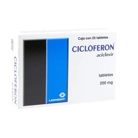 CICLOFERON (ACICLOVIR) TAB 200MG C25