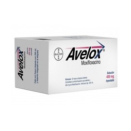 AVELOX (MOXIFLOXACINO) FCO AMP 400MG C1