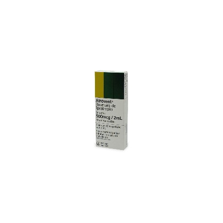 ATROVENT (BROMURO DE IPATROPIO) AMP 500MCG/2ML C10