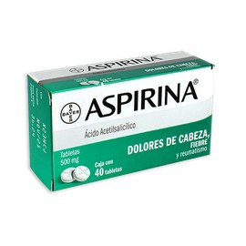 ASPIRINA (ACIDO ACETILSALICILICO) 500MG C40