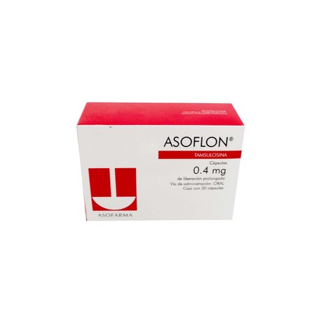 ASOFLON (TAMSULOSINA) CAP 0.4MG C30