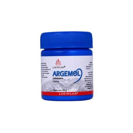 ARGEMOL (SULFADIAZINA DE PLATA) TARRO 28G C1