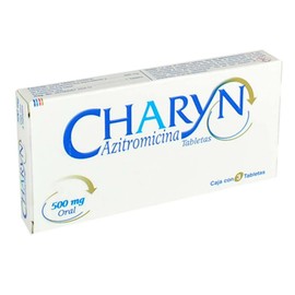 CHARYN (AZITROMICINA)TAB 500MG C3