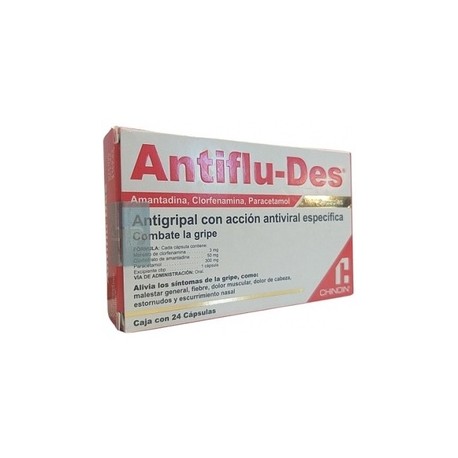 ANTIFLU-DES (AMANTADINA/CLOFERNAMINA/PARACETAMOL) TAB C24