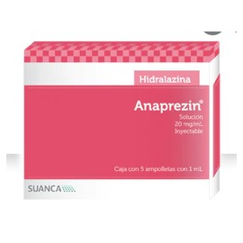 ANAPREZIN (HIDRALAZINA) AMP 20MG C5