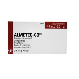 ALMETEC-CO (OLMESARTAN/HIDROCLOROTIAZIDA) TAB 40MG/12.5MG C28