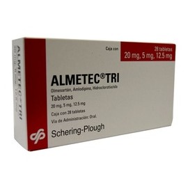 ALMETEC TRI (OLMESARTAN/AMLODIPINO/HIDROCLOROTIAZIDA) TAB 20/5/12.5MG C28