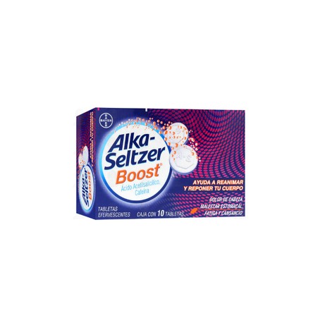 ALKA-SELTZER BOOST (ACIDO ACETILSALICILICO/CAFEINA) TAB EFER C10
