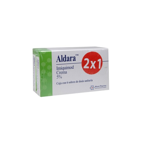 ALDARA 2X1 (IMIQUIMOD) CREMA 5% 6 SOBRES