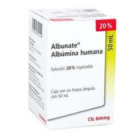 ALBUMINA HUMANA 20% FCO AMP 10G 50ML CSL BEHRING