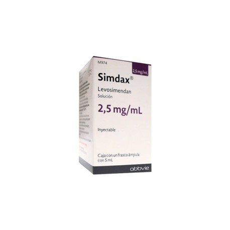 SIMDAX (LEVOSIMENDAN) FCO AMP 12.5MG 5ML C1