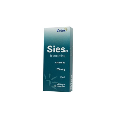 SIES (HIDROSMINA) CAP 200MG C20