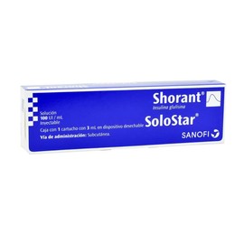 SHORANT SOLOSTAR (INSULINA GLULISINA)AMP 100UI 3ML