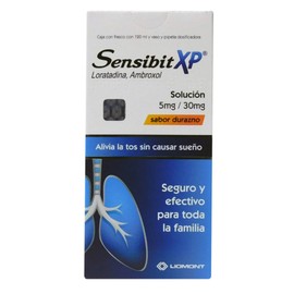 SENSIBIT XP (LORATADINA/AMBROXOL) SOL 5/30MG 120ML