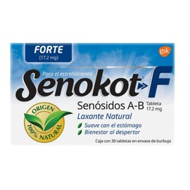 SENOKOT FORTE (SENOSIDOS A-B) TAB 17.2MG C30