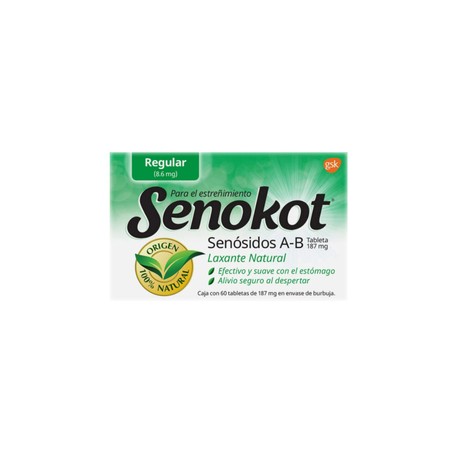 SENOKOT (SENOSIDOS A-B) TAB 8.6MG C60