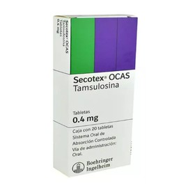 SECOTEX OCAS (TAMSULOSINA) TAB 0.4MG C20