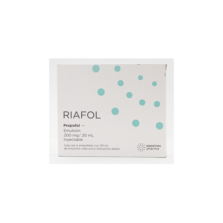 RIAFOL (PROPOFOL) AMP 200MG/20ML C5