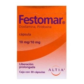 FESTOMAR (DOXILAMINA/PIRIDOXINA) CAP 10/10MG C30