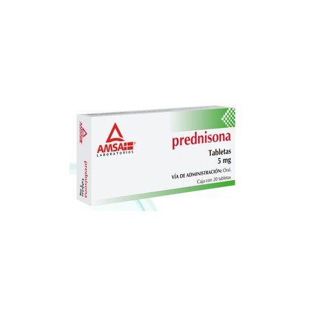 PREDNISONA TAB 5MG C20 AMSA