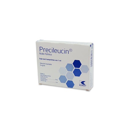 PRECILEUCIN (ACIDO FOLICO) AMP 3MG/ML C6