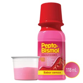 PEPTO BISMOL CEREZA (SUBSALICILATO DE BISMUTO) SUSP 1.75MG/100ML 118ML