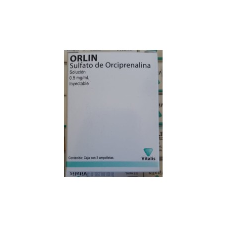 ORLIN (ORCIPRENALINA) AMP 0.5MG/ML C3