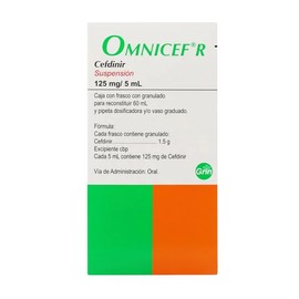 OMNICEF R (CEFDINIR) SUSP 125MG/5ML 60ML