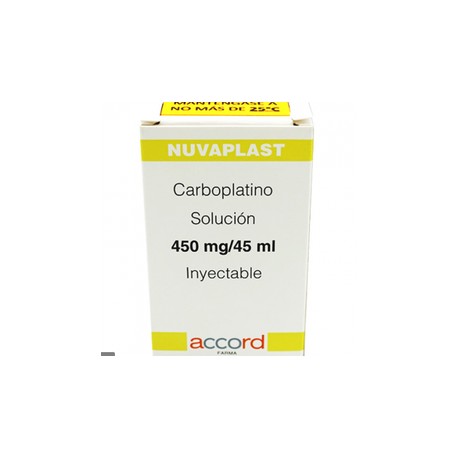 NUVAPLAST (CARBOPLATINO) AMP 450MG/45ML C1