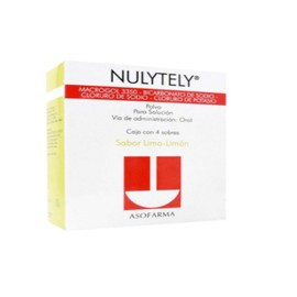 NULYTELY (MACROGOL/SODIO/POTASIO) LIMA-LIMON SOBRE 110.1G C4