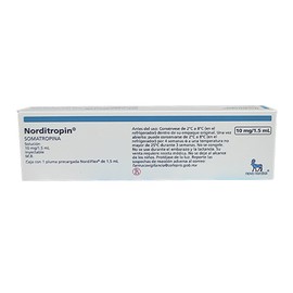 NORDITROPIN (SOMATROPINA) SOL INY 10MG/1.5ML