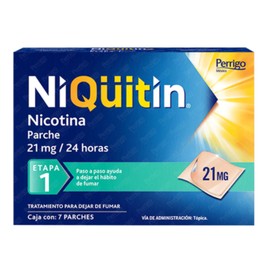 NIQUITIN ETAPA 1 (NICOTINA) PARCHE 21MG/24HRS C7