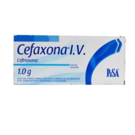 CEFAXONA (CEFTRIAXONA) FCO AMP 1G C1